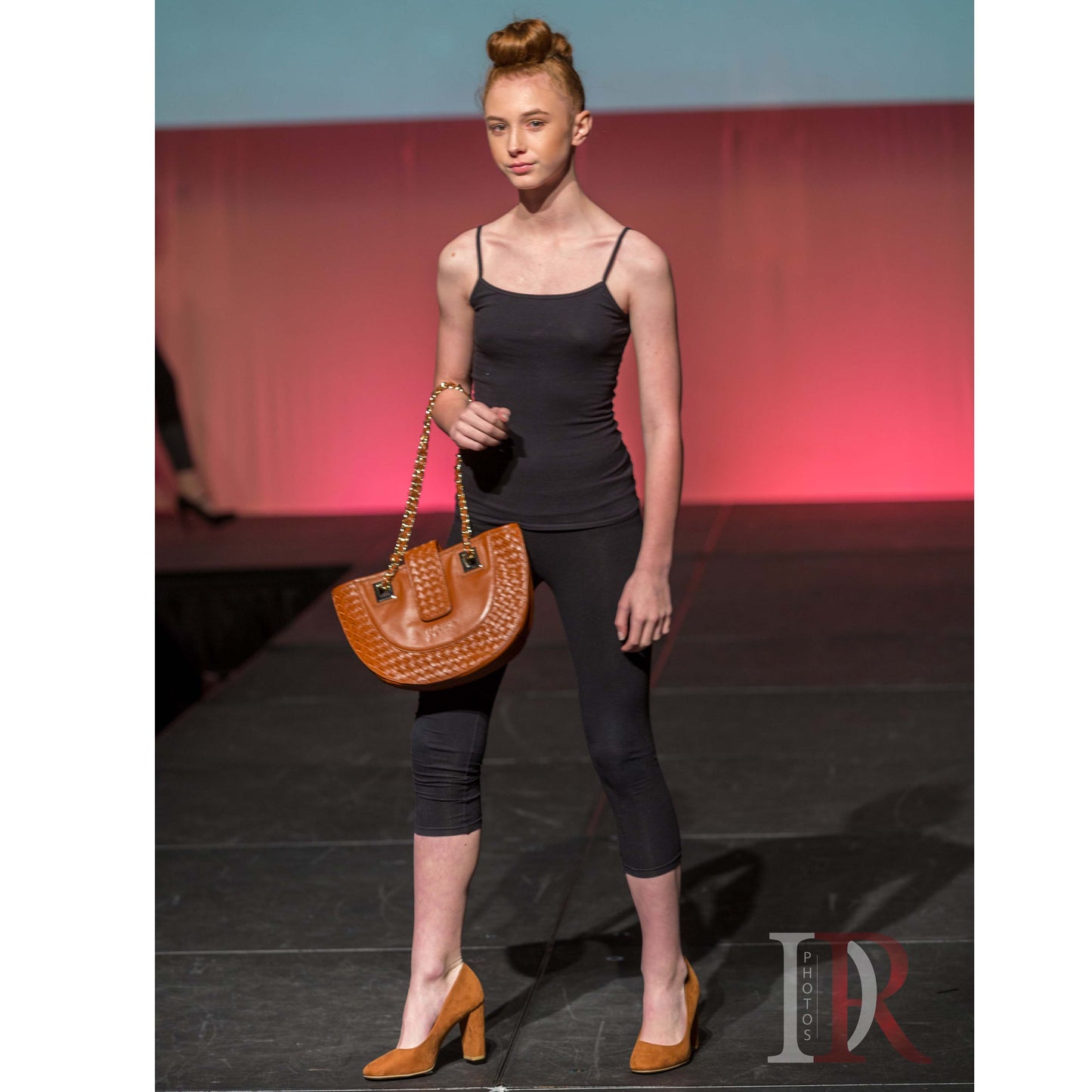 JCAnda Leather Handbag: Glamour Starlit