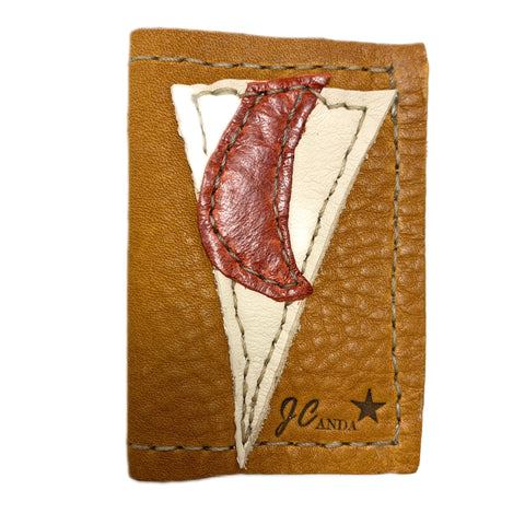 JCAnda Leather Wallet: Sand