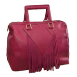 JCAnda Leather Handbag: Furious Sunset
